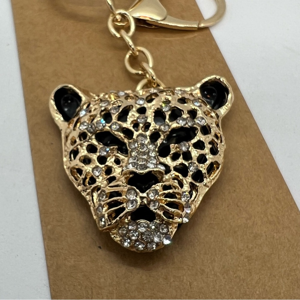 Set of 5 Rhinestone Animal Keychains | NIP Bag Purse Charms Keychain Bling Lot - Picture 4 of 13